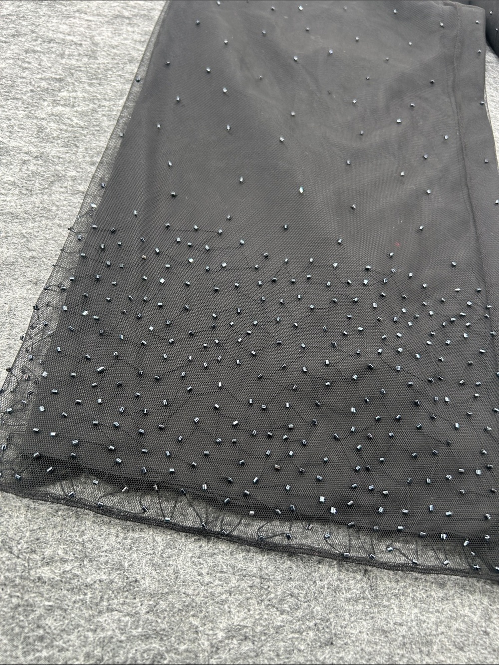 Ann Taylor Black Embellished Wide-Leg Kids Bottoms Sequined Pants Sz 8P - Picture 3 of 13